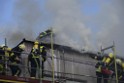 Dachstuhlbrand Koeln Poll Geislarerstr P336